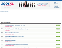 Tablet Screenshot of jobsxl.com